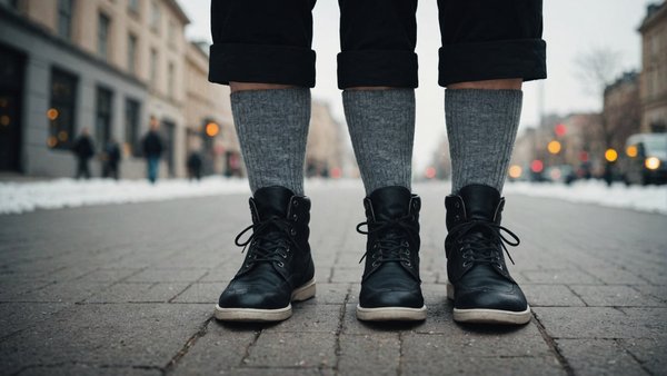 Des chaussettes hautes : confort et style pour l'hiver